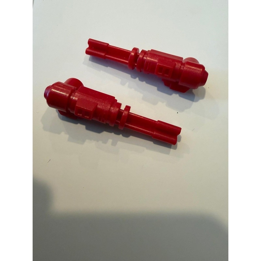Transformers G1 Red Twin Laser Cannons Blasters Replacement Accessories Set of 2